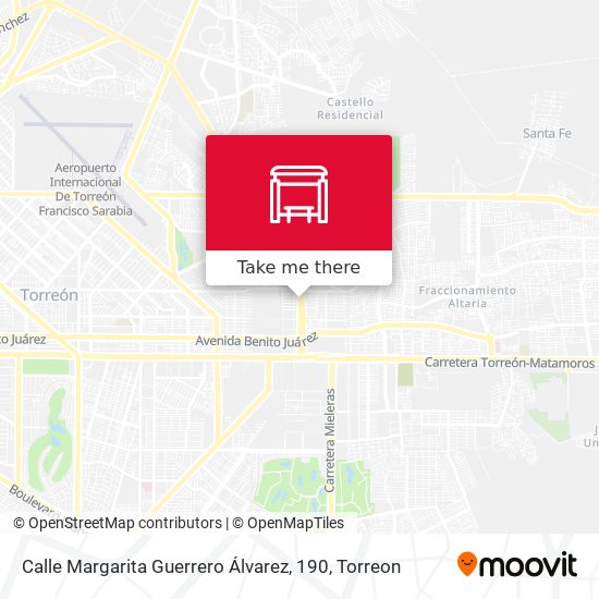 Calle Margarita Guerrero Álvarez, 190 map