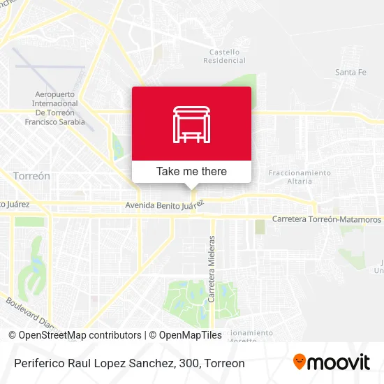 Mapa de Periferico Raul Lopez Sanchez, 300