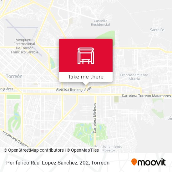 Mapa de Periferico Raul Lopez Sanchez, 202