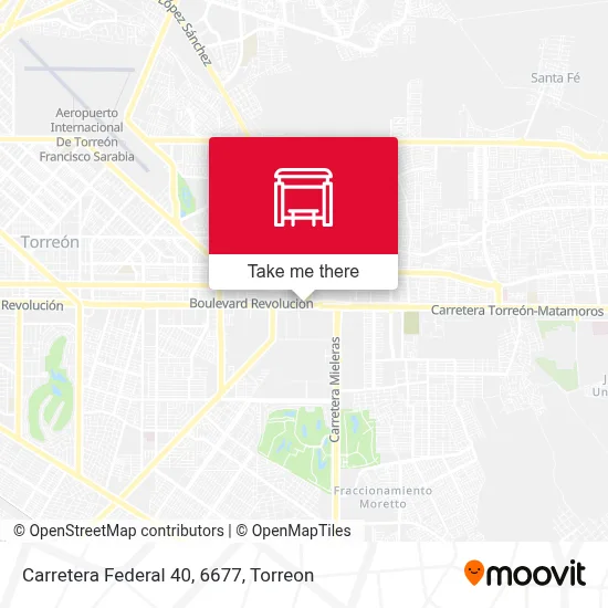 Carretera Federal 40, 6677 map