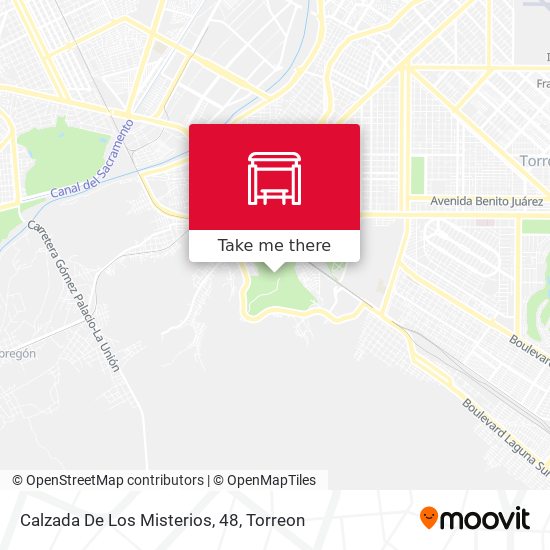 Calzada De Los Misterios, 48 map