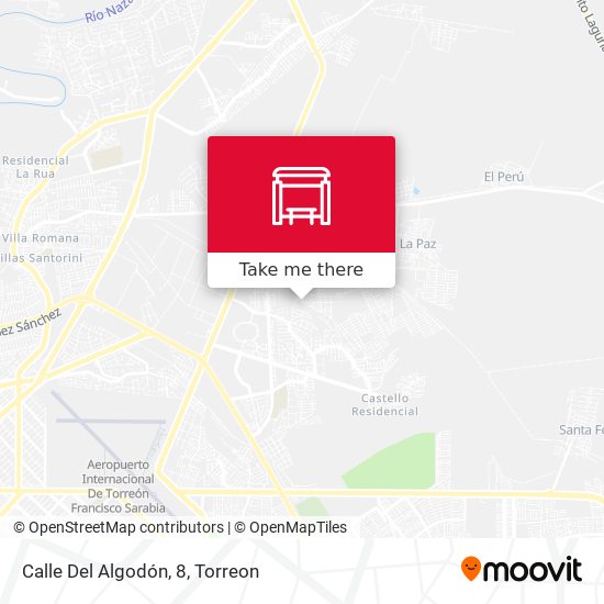 Calle Del Algodón, 8 map