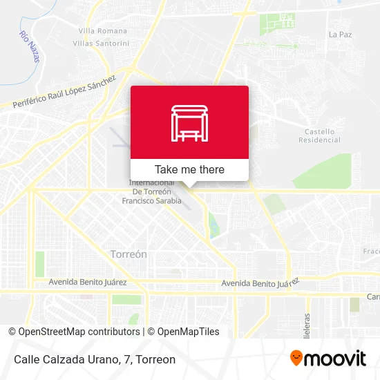 Calle Calzada Urano, 7 map