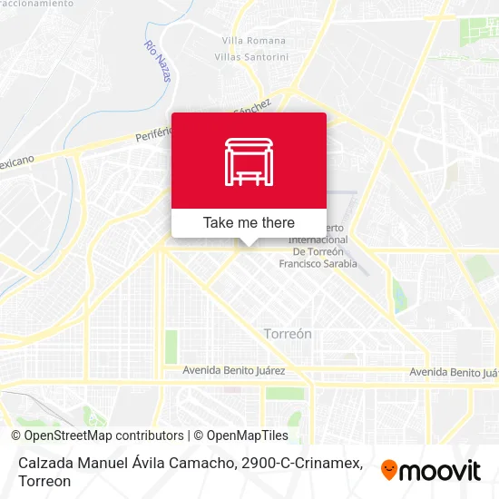 Mapa de Calzada Manuel Ávila Camacho, 2900-C-Crinamex
