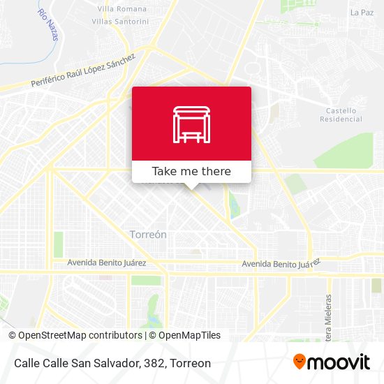 Mapa de Calle Calle San Salvador, 382