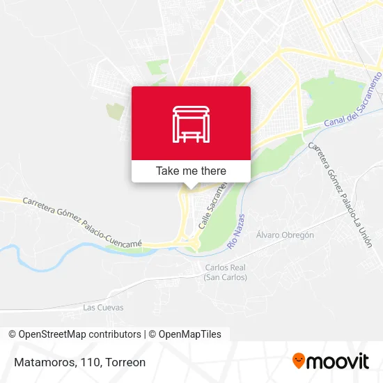 Matamoros, 110 map