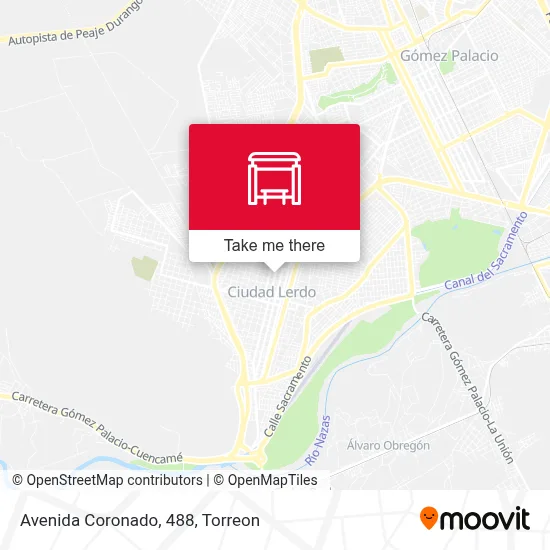 Avenida Coronado, 488 map