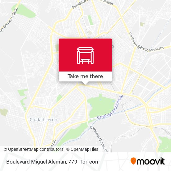 Boulevard Miguel Alemán, 779 map