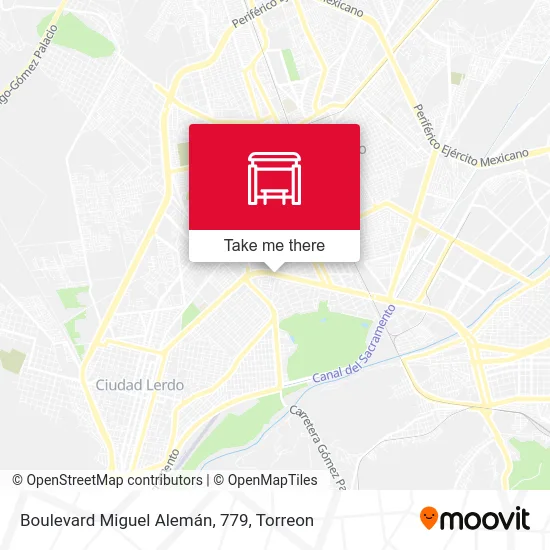 Boulevard Miguel Alemán, 779 map