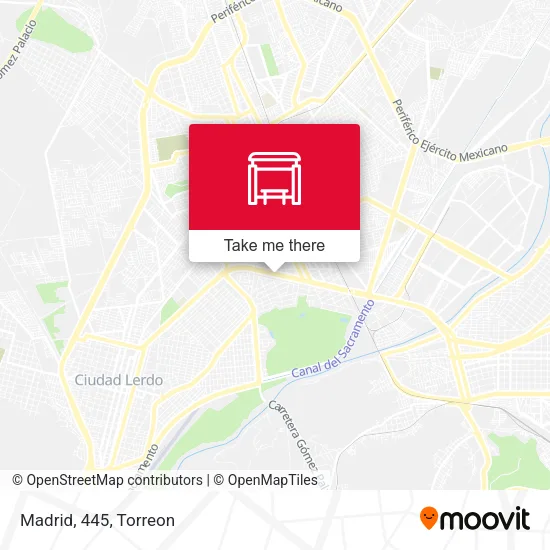 Mapa de Madrid, 445