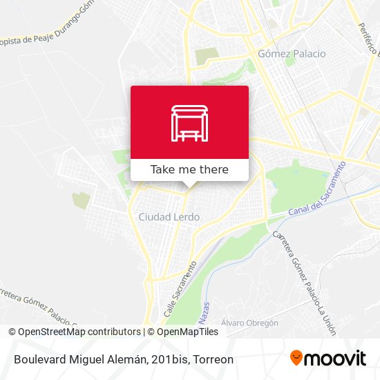 Mapa de Boulevard Miguel Alemán, 201bis