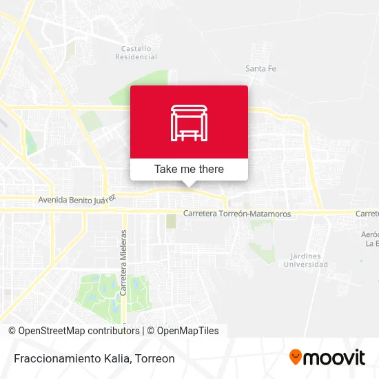 Fraccionamiento Kalia map