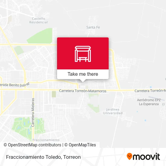 Mapa de Fraccionamiento Toledo