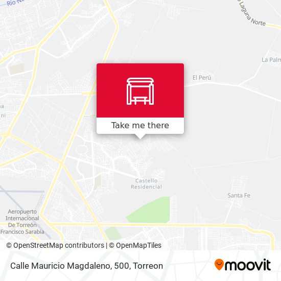 Mapa de Calle Mauricio Magdaleno, 500