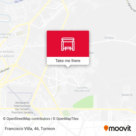 Francisco Villa, 46 map