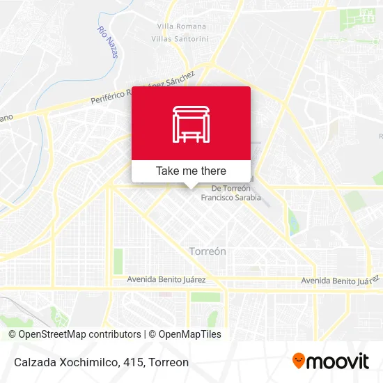 Mapa de Calzada Xochimilco, 415