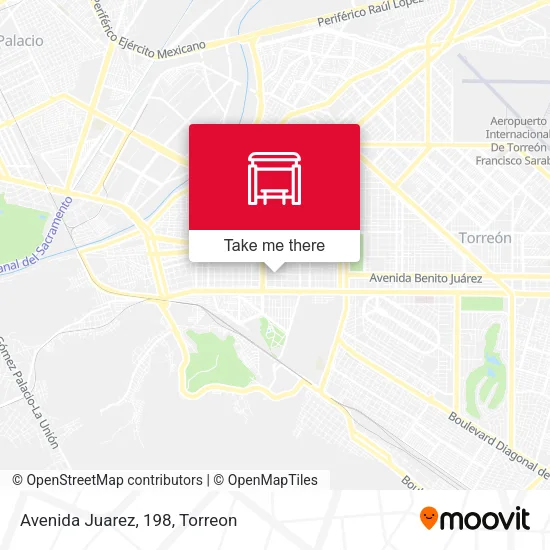 Avenida Juarez, 198 map