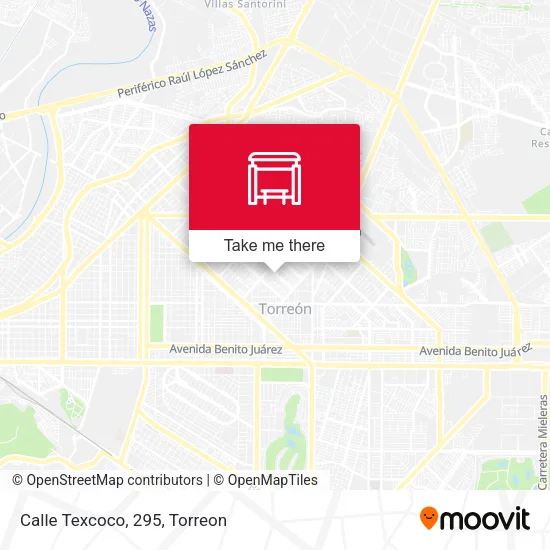 Mapa de Calle Texcoco, 295