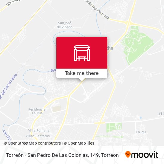 Torreón - San Pedro De Las Colonias, 149 map