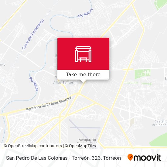 Mapa de San Pedro De Las Colonias - Torreón, 323
