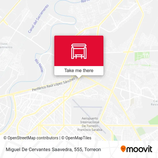 Mapa de Miguel De Cervantes Saavedra, 555