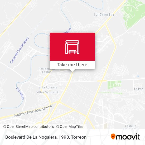 Boulevard De La Nogalera, 1990 map