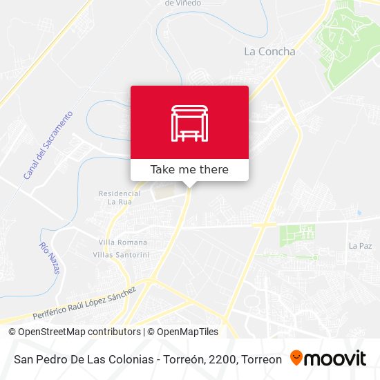 San Pedro De Las Colonias - Torreón, 2200 map