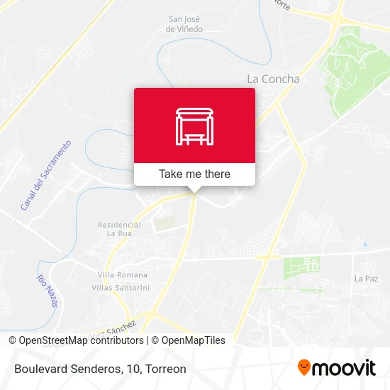 Mapa de Boulevard Senderos, 10