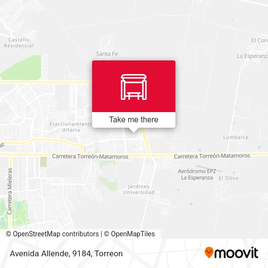 Avenida Allende, 9184 map