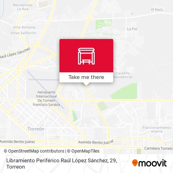 Mapa de Libramiento Periférico Raúl López Sánchez, 29