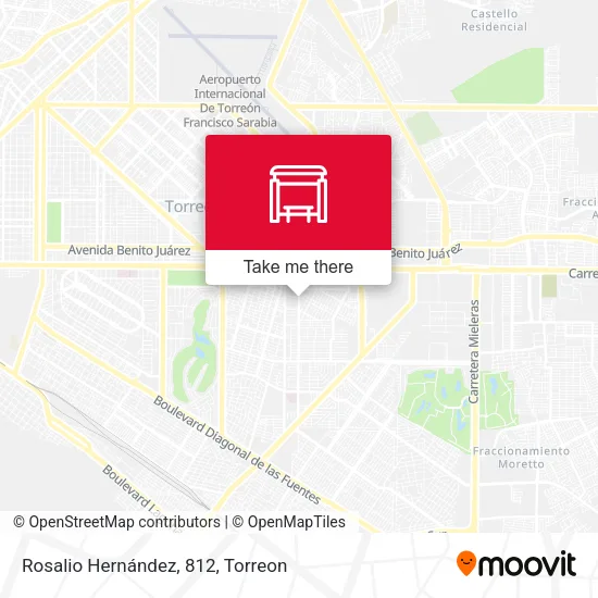 Rosalio Hernández, 812 map
