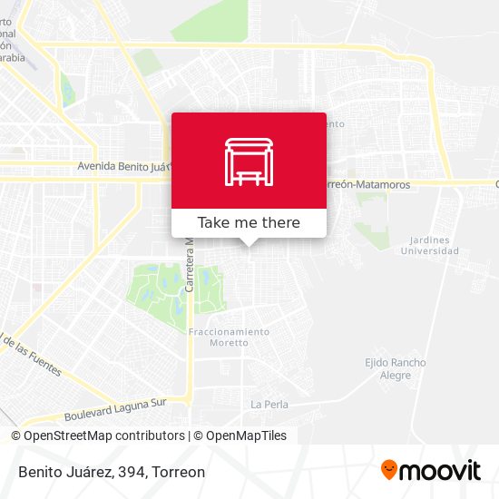 Benito Juárez, 394 map