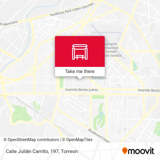 Mapa de Calle Julián Carrillo, 197