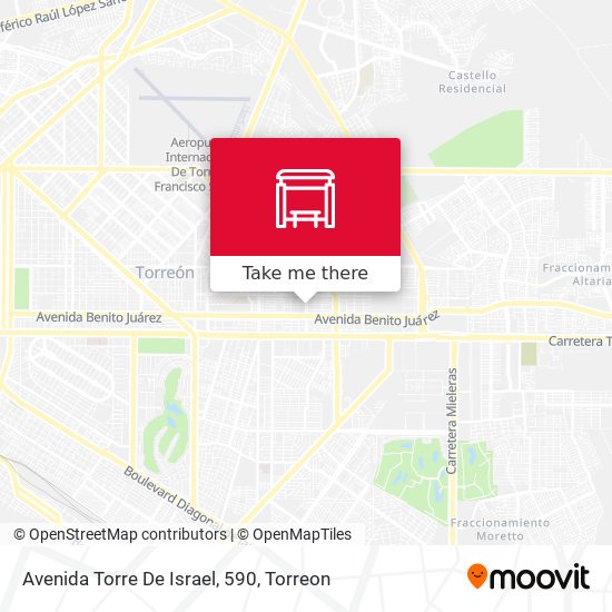 Mapa de Avenida Torre De Israel, 590