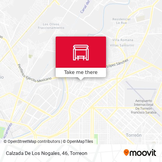 Mapa de Calzada De Los Nogales, 46
