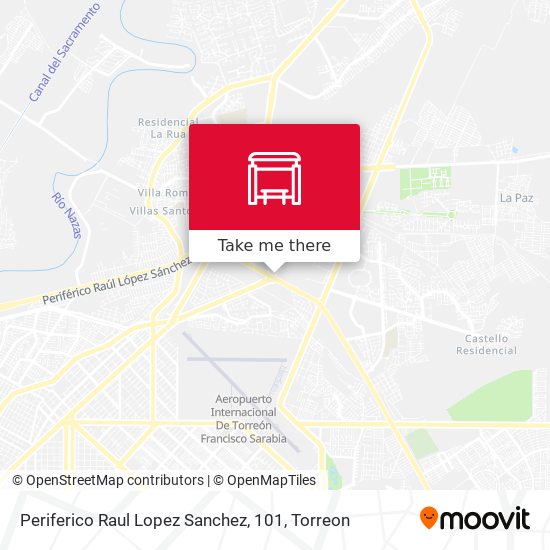 Mapa de Periferico Raul Lopez Sanchez, 101