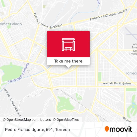 Pedro Franco Ugarte, 691 map