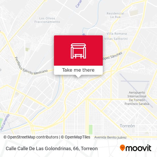 Mapa de Calle Calle De Las Golondrinas, 66