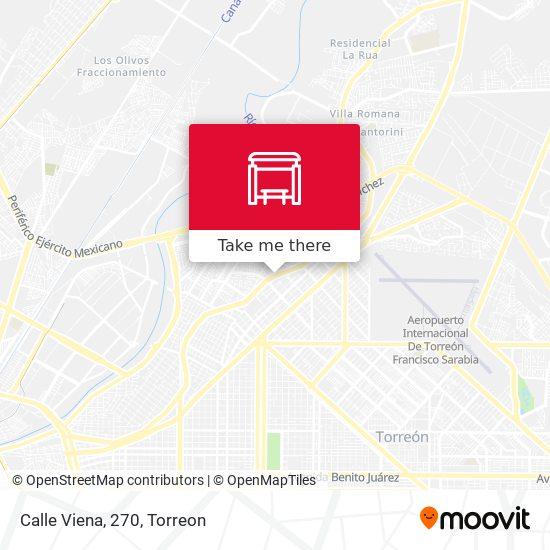 Mapa de Calle Viena, 270