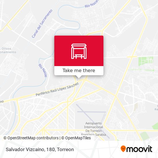 Salvador Vizcaíno, 180 map