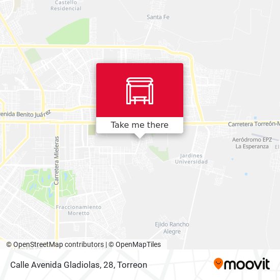 Calle Avenida Gladiolas, 28 map