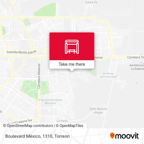 Boulevard México, 1310 map