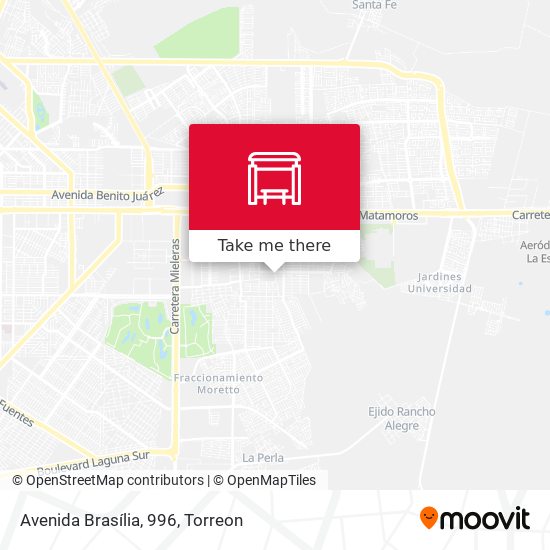 Mapa de Avenida Brasília, 996