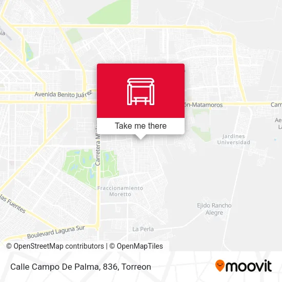 Mapa de Calle Campo De Palma, 836