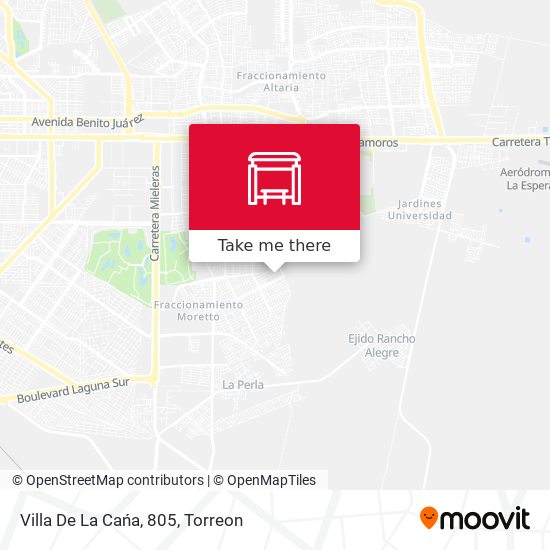 Villa De La Cańa, 805 map
