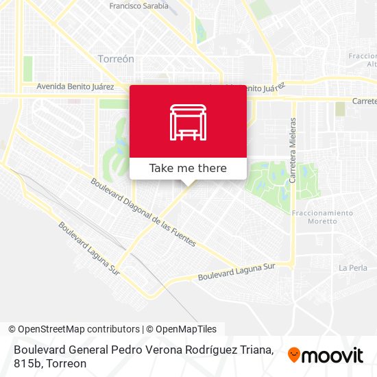 Mapa de Boulevard General Pedro Verona Rodríguez Triana, 815b