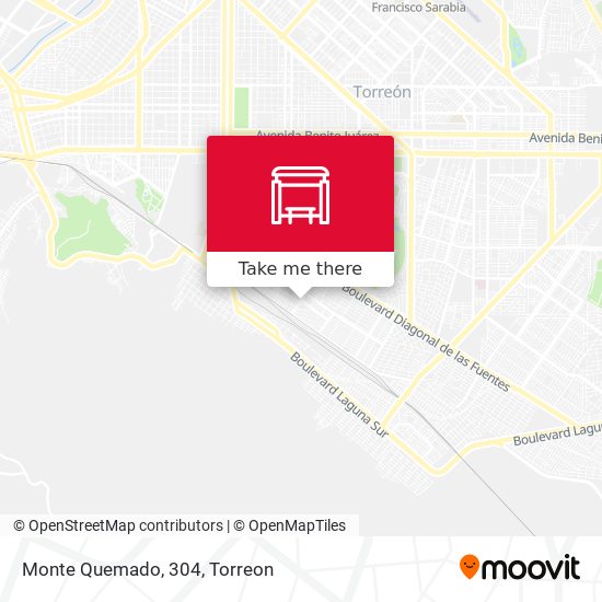 Mapa de Monte Quemado, 304