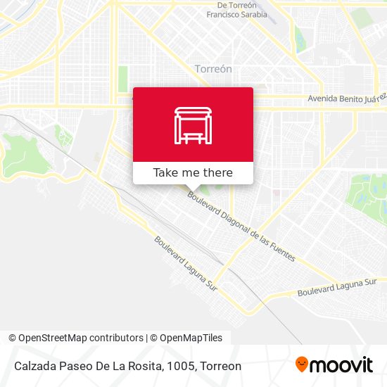Calzada Paseo De La Rosita, 1005 map