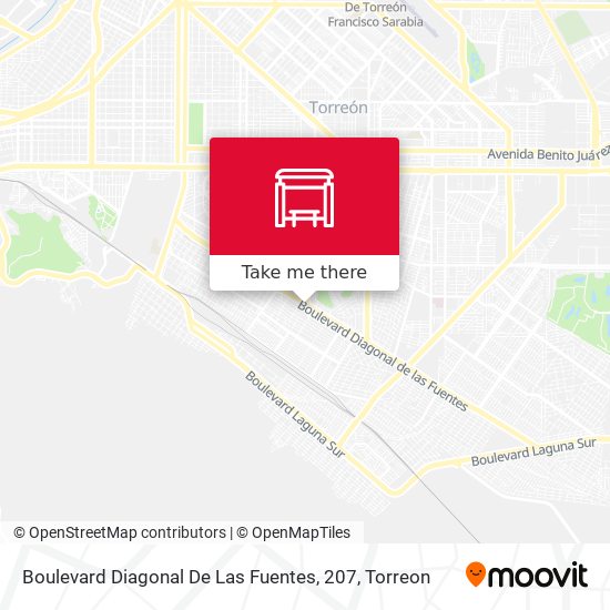 Mapa de Boulevard Diagonal De Las Fuentes, 207