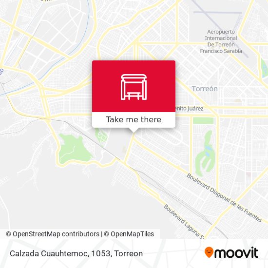 Mapa de Calzada Cuauhtemoc, 1053